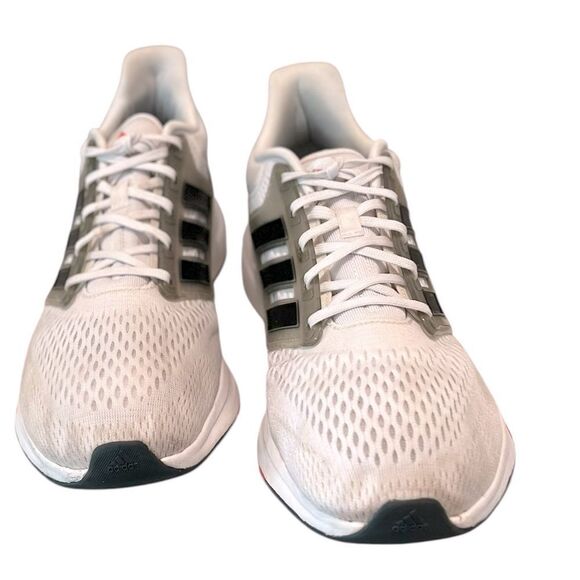 Adidas EQ21 Men’s Running Sneakers White Black Size 12 main image 7